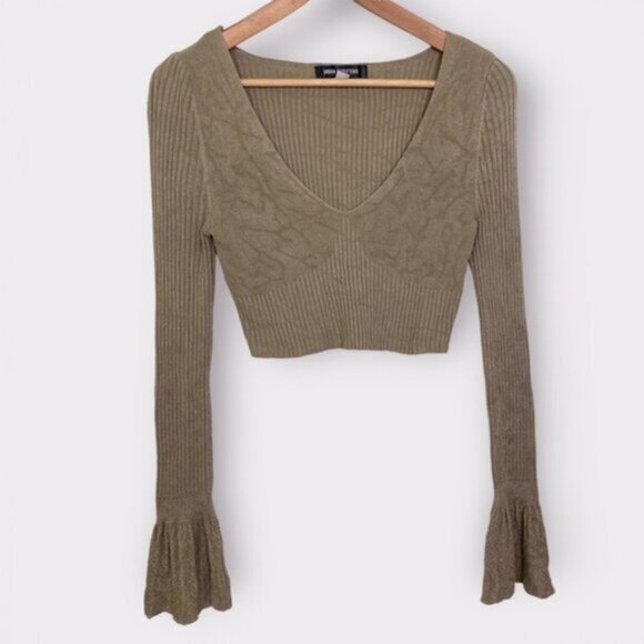 Urban Outfitters Cropped Sweater Top - Picture 1 of 7